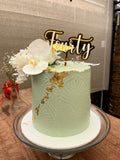 Custom Double Layered Cake Topper