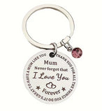 Mum - never forget I love you keyring 🩷