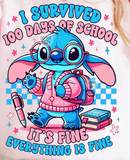 100 days of school T-shirts/Long Sleeve Tops