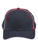 CH76 TRI-COLOUR PIQUE MESH CAP