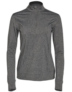 FL26 ULTIMATE HALF ZIP LONG SLEEVE SWEAT TOP- LADIES