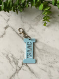 Acrylic Letter Bag Tag/Keyring