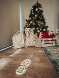 Santa Footprint Stencil
