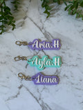 Acrylic Name Keyring