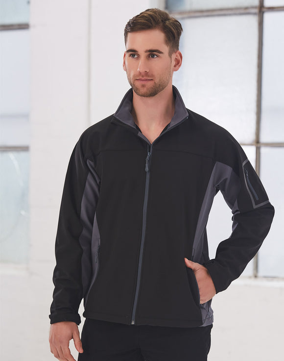 JK31 WHISTLER SOFTSHELL CONTRAST JACKET MEN'S