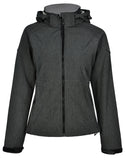 JK34 ASPEN SOFTSHELL HOOD JACKET LADIES'