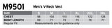 M9501 MEN'S V-NECK VEST