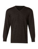 M9502 MEN'S V-NECK LONG SLEEVES JUMPER