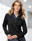 M9602 WOMEN'S V-NECK LONG SLEEVE CARDIGAN