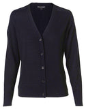 M9602 WOMEN'S V-NECK LONG SLEEVE CARDIGAN