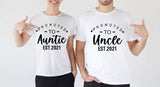 Promoted to Auntie & Uncle Tshirts