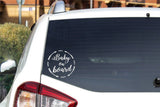 Baby on board car decal