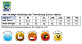 SW31A HI-VIS TWO TONE BLUEY JACKET