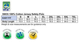 SW35 COTTON JERSEY TWO TONE SAFETY POLO