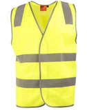 SW43 SAFETY VEST WITH SHOULDER TAPES