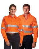SW52 COTTON DRILL SAFETY SHIRT - UNISEX