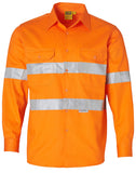 SW52 COTTON DRILL SAFETY SHIRT - UNISEX