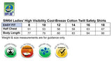SW64 WOMEN'S LONG SLEEVE SAFETY SHIRT