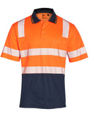 SW73 UNISEX TRUEDRYå¨ BIOMOTION SEGMENTED SS SAFETY POLO