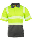 SW73 UNISEX TRUEDRYå¨ BIOMOTION SEGMENTED SS SAFETY POLO