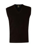 WJ02 MEN'S  V-NECK KNIT VEST