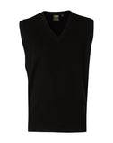 WJ02 MEN'S  V-NECK KNIT VEST